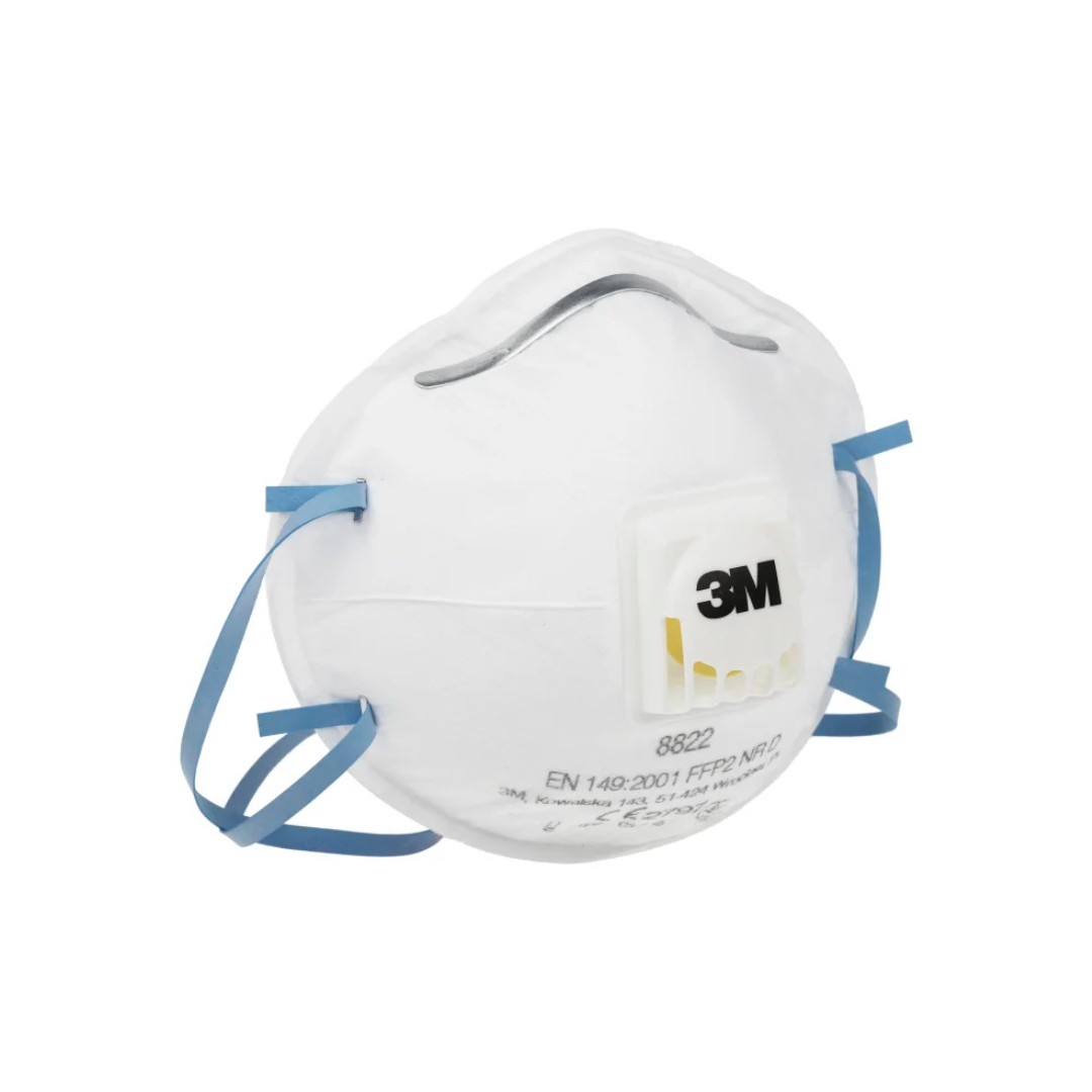 Ühekordselt kasutatav 3M™ osakestevastane respiraator, FFP2, ventiiliga, mudel 8822