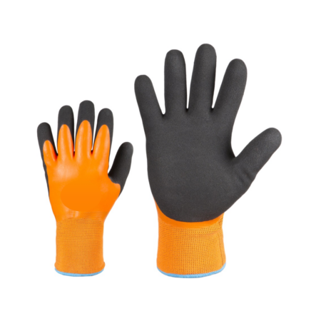 Soojustatud topeltlateksiga töökindad art. 562 akrüülvoodriga