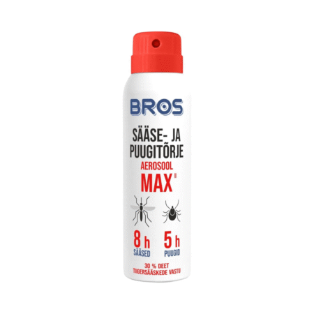 BROS Sääse- ja puugitõrje aerosool MAX 90 ml