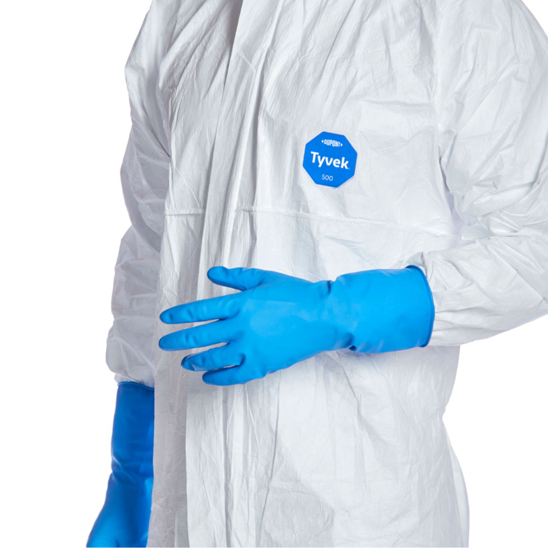 Ühekordne kaitsekombinesoon Tyvek® 500 Xpert, kapuutsiga - Pilt 4