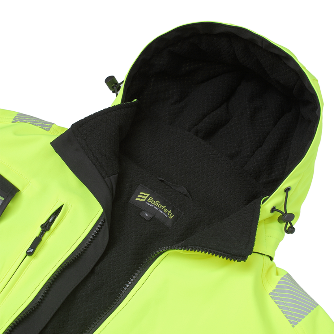 Talve tööjope BoSafety VALENCIA Softshell, kõrge nähtavusega - Pilt 9
