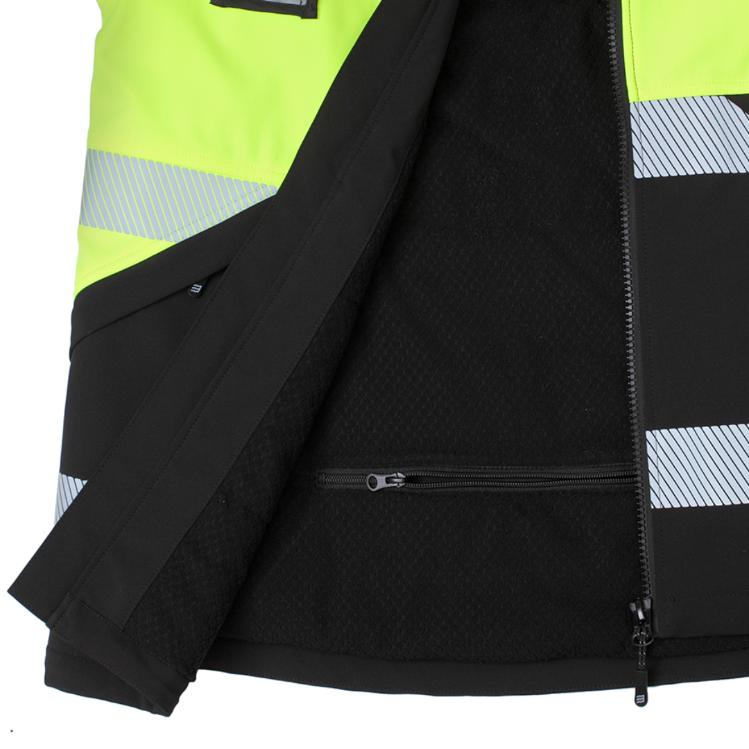 Talve tööjope BoSafety VALENCIA Softshell, kõrge nähtavusega - Pilt 8