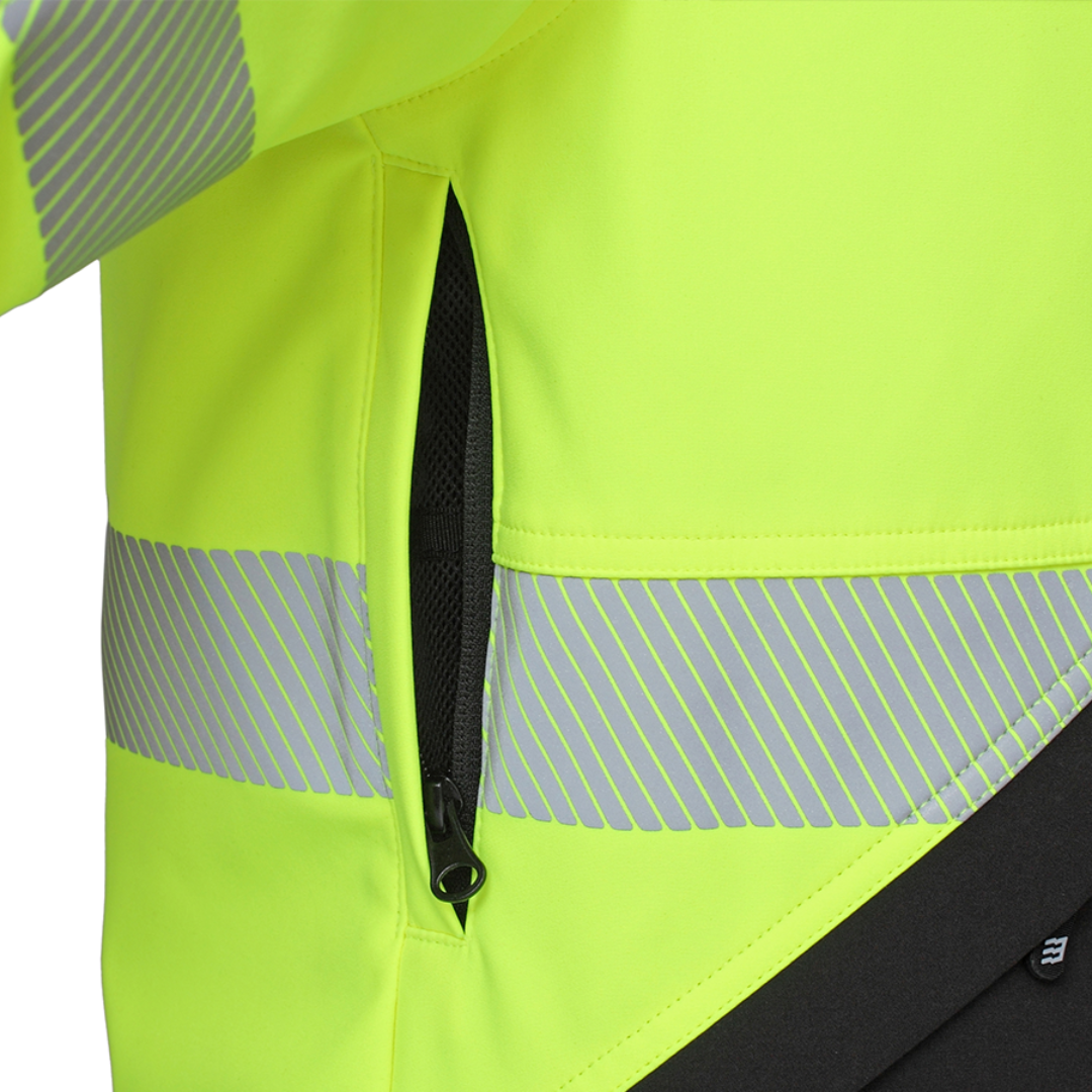 Talve tööjope BoSafety VALENCIA Softshell, kõrge nähtavusega - Pilt 7