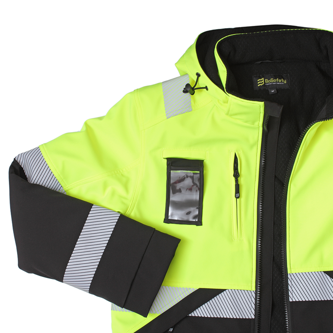 Talve tööjope BoSafety VALENCIA Softshell, kõrge nähtavusega - Pilt 3