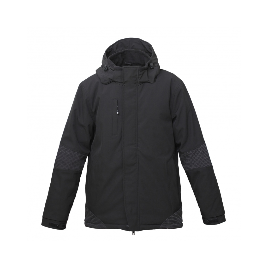 Softshell-jope BoSafety ATLANTA helkivate detailidega, must