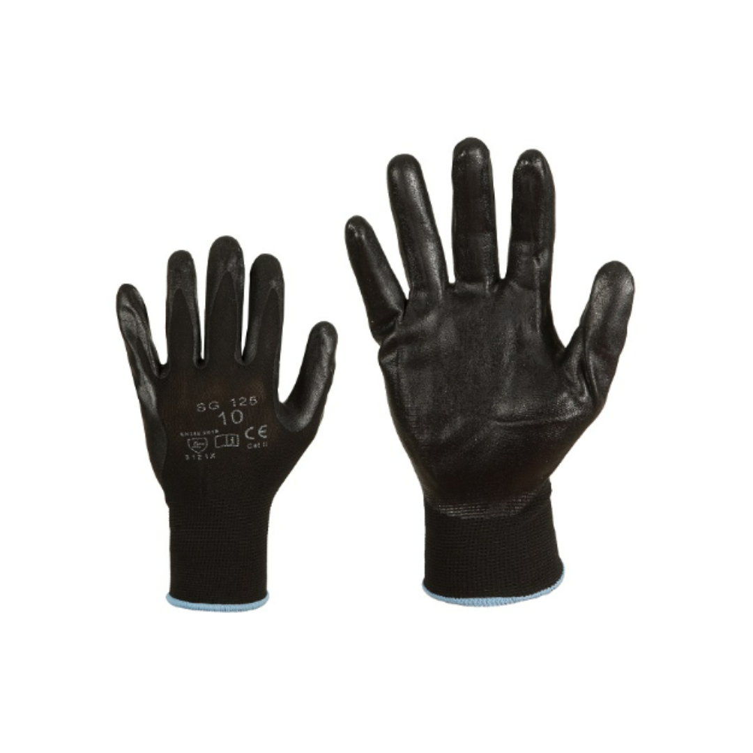 Elastsed töökindad SG 125 nailonist