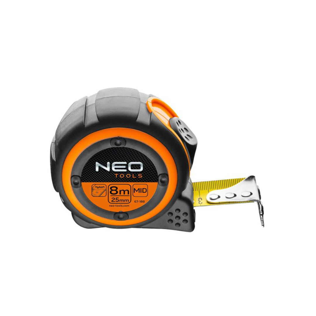 NEO mõõdulint magnetiga, 8 m x 25 mm