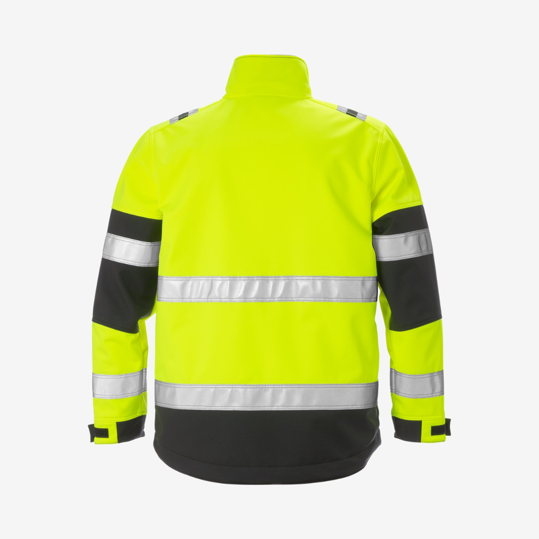 Fristads high-visibility softshell jacket, Class 2, model 4083 WYH - Image 2
