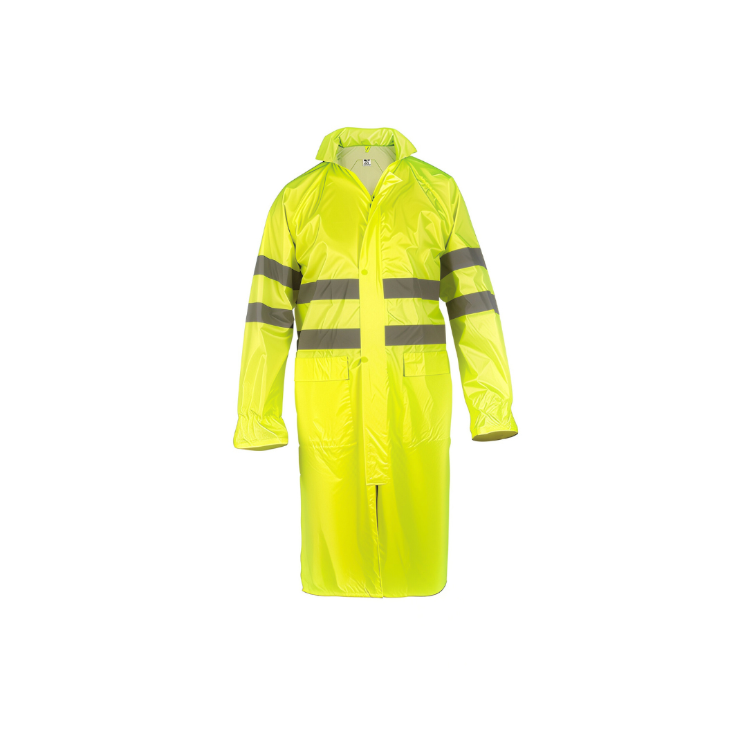 Satexo RNLHVY high-visibility rain suit