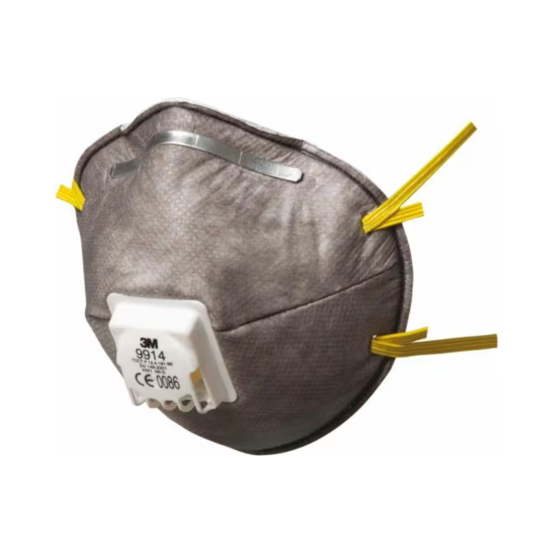 3M™ spetsiaalne osakeste respiraator, FFP1, ventiiliga, 9914 - Pilt 2