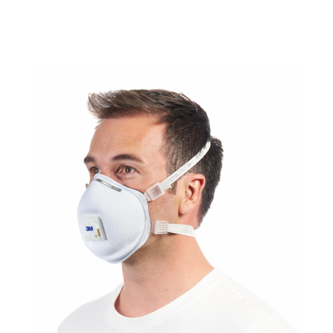 Taaskasutatav 3M™ 9928 Cool Flow™ respiraator klapiga, FFP2 - Pilt 2