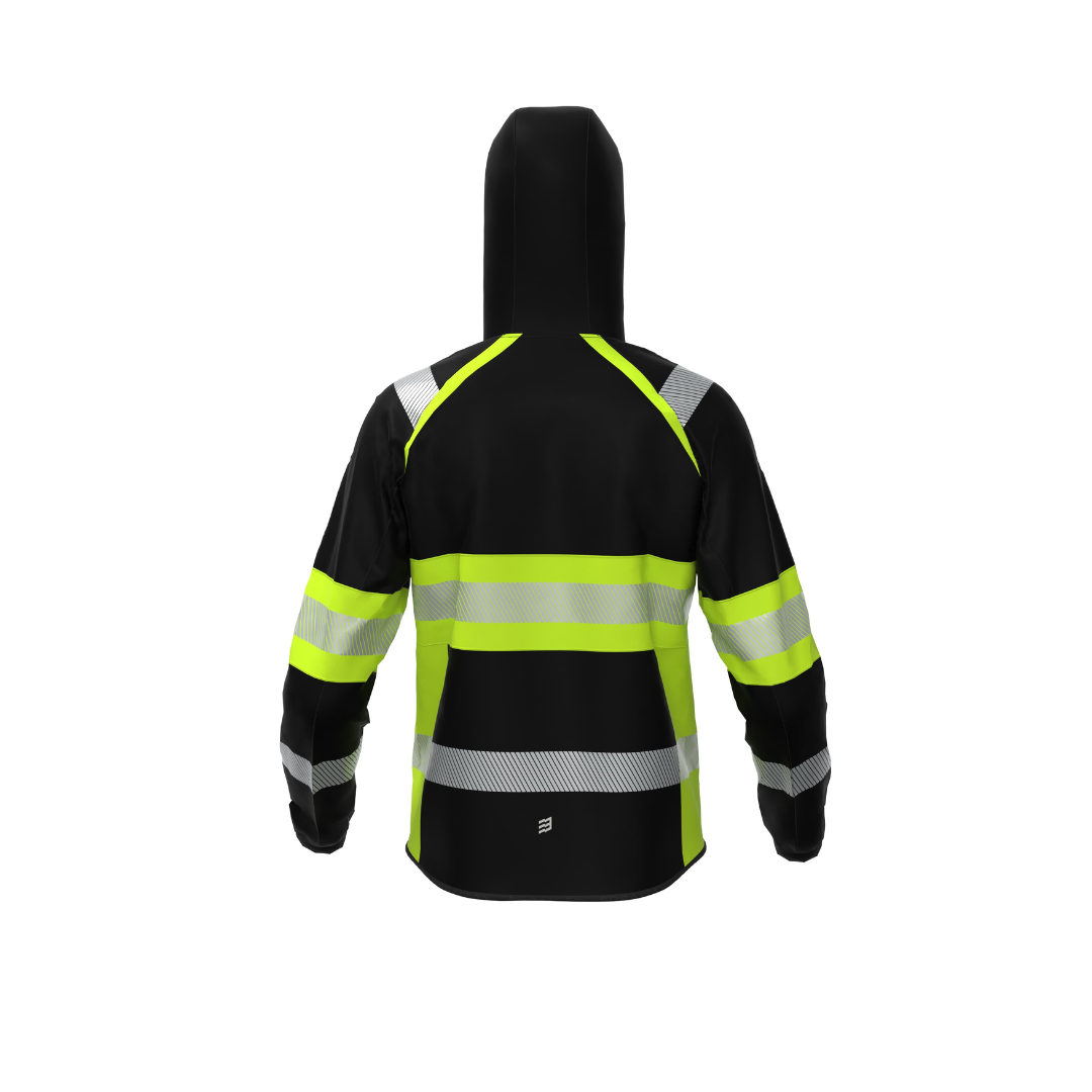 BoSafety TOPEK Softshell kõrgnähtavusega jope klass 1 - Pilt 3
