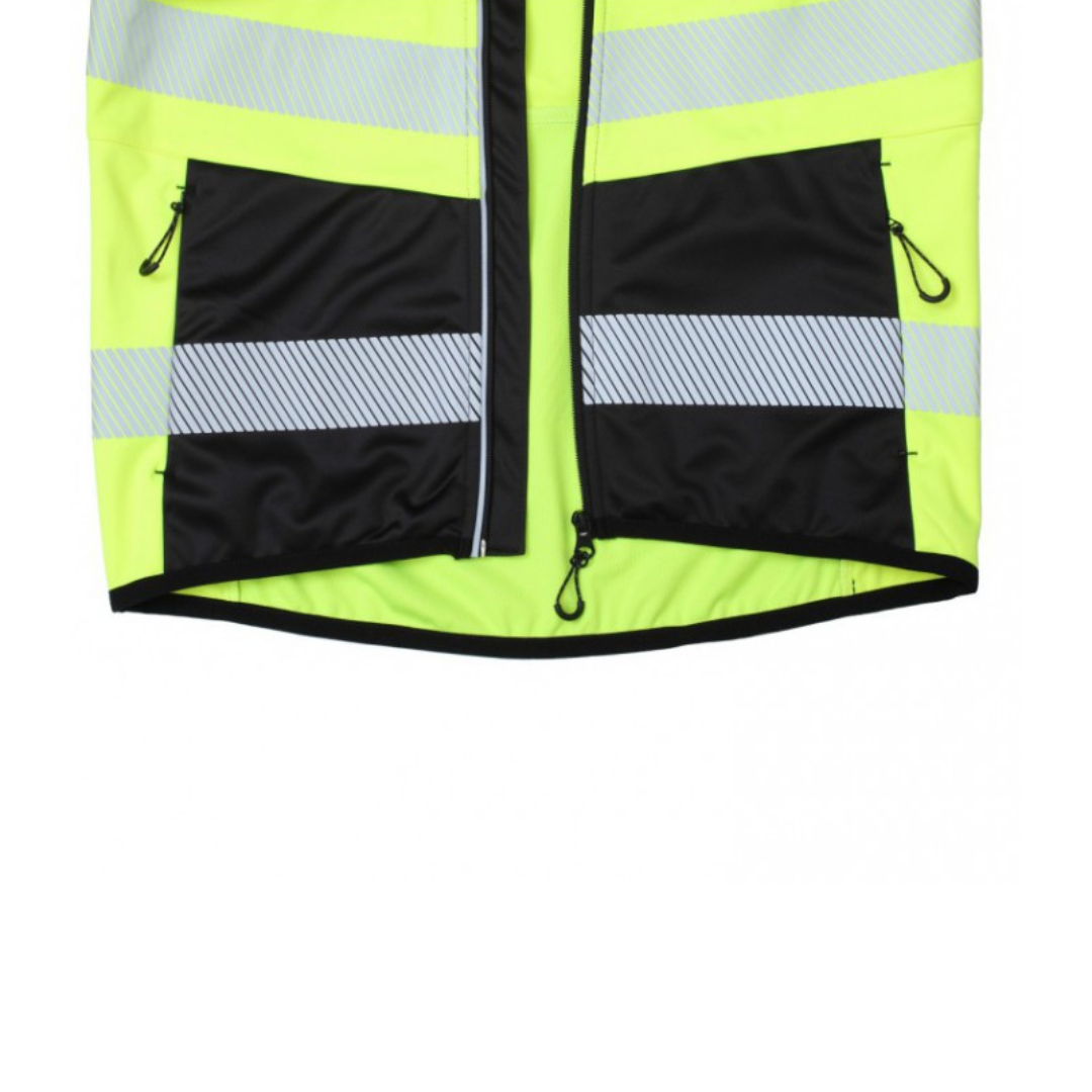 BoSafety TOPEK Softshell kõrgnähtavusega jope klass 1 - Pilt 4