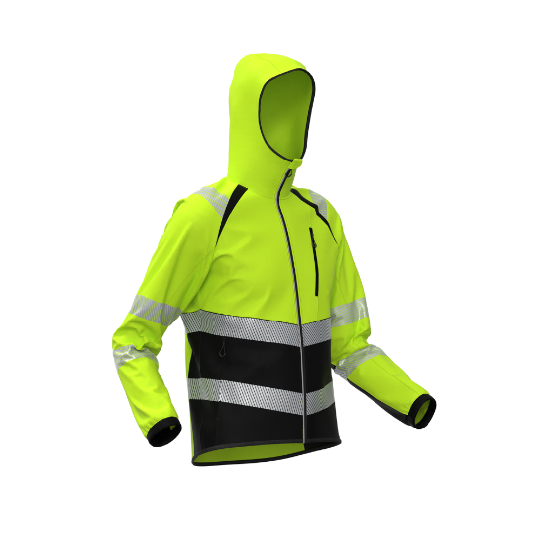 TOPEK Hi-Vis Class 2 softshell-jakk - Pilt 4