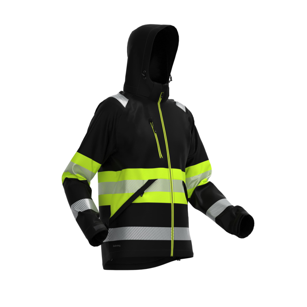 VALENCIA Hi-Vis Class 1 -softshell-takki - Image 2