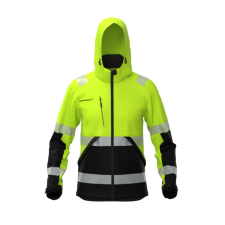 VALENCIA Hi-Vis Class 2 softshell-jakk