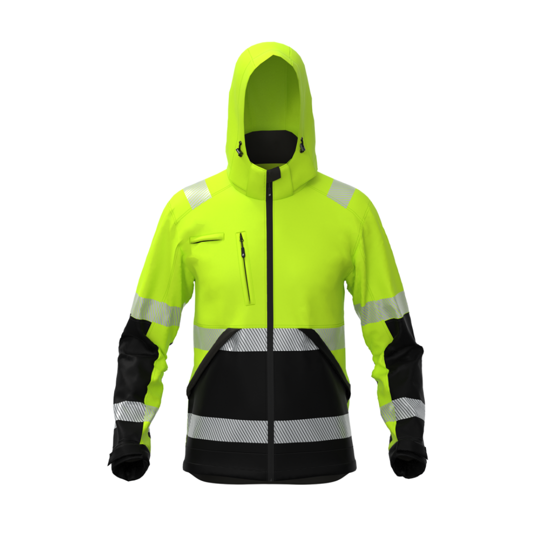 VALENCIA Hi-Vis Class 2 softshell-jakk