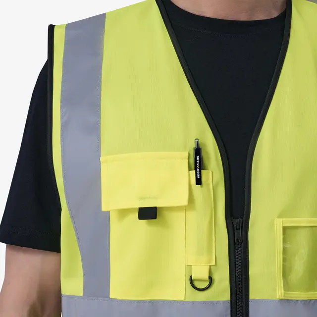 SJ SCUTI Hi-Vis жилет с молнией-застёжкой — изображение 5